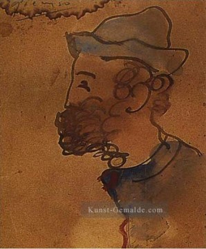 Porträt de Ramon Pixot 1897 kubistisch Ölgemälde
